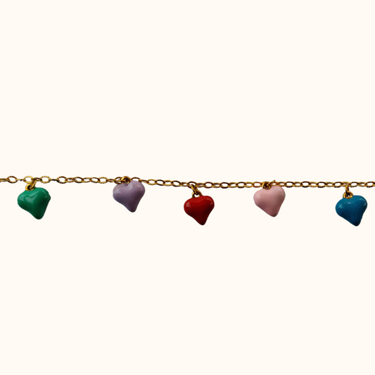 Bracciale: "rainbow hearth", Plethora of bijoux