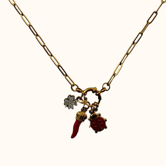 Collana: "ladybug tris", Plethora of bijoux