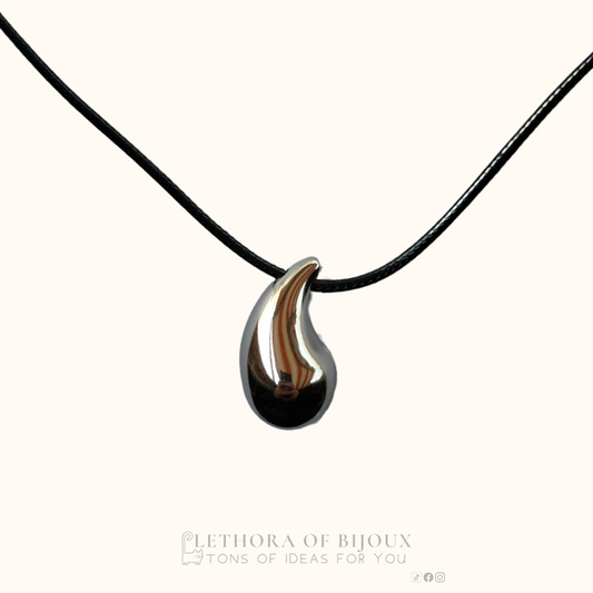 Collana: "silver drop", Plethora of bijoux