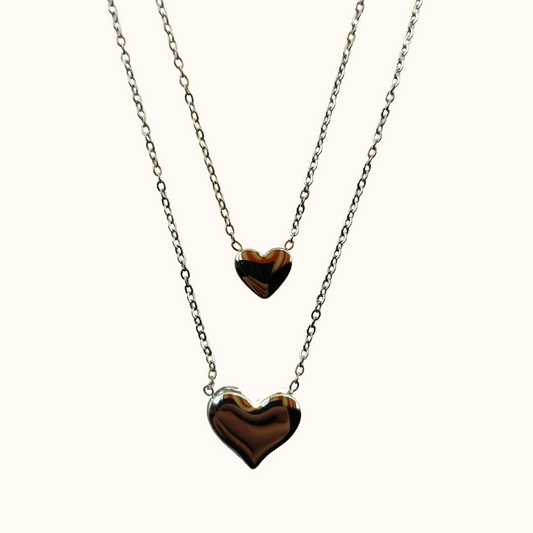 Collana doble: "doble hearth", Plethora of bijoux